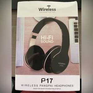 Wireless headphones with mic